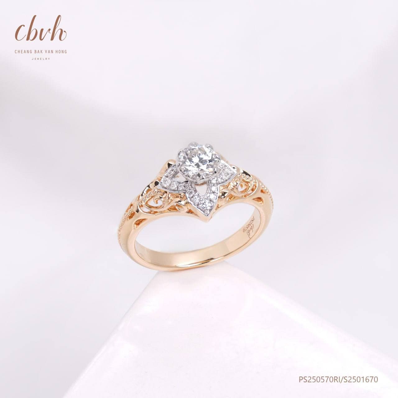 Vintage Ruby Rose Ring image 2