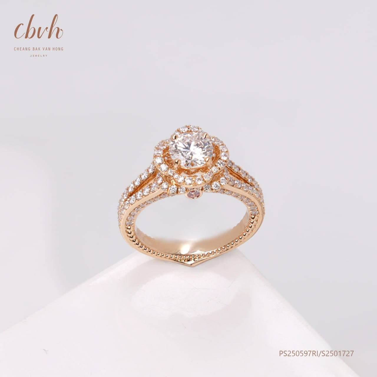 Vintage Ruby Rose Ring image 4
